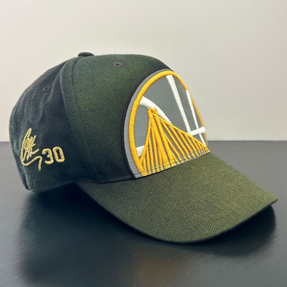 NBA Golden State Warriors Mitchell & Ness Snapback Hat Stephen Curry #30 - Picture 2 of 8